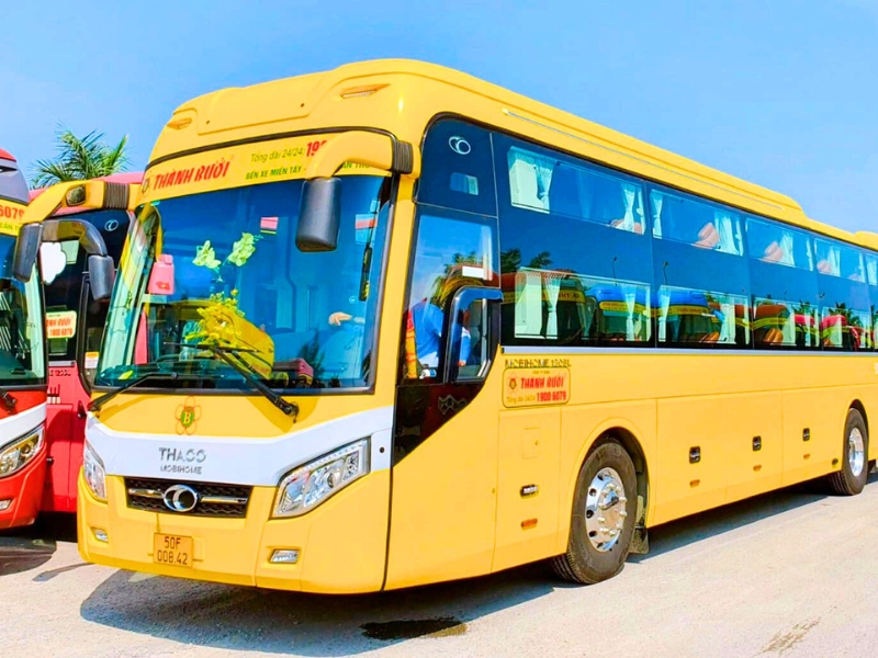 Rejoignez Bên Tre en toute simplicité avec les bus Thanh Buoi : confort et départs fréquents depuis Hô Chi Minh-Ville