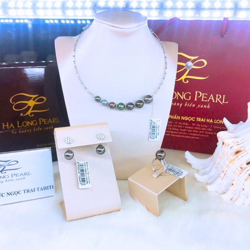 Bijoux raffinés de perles de Halong