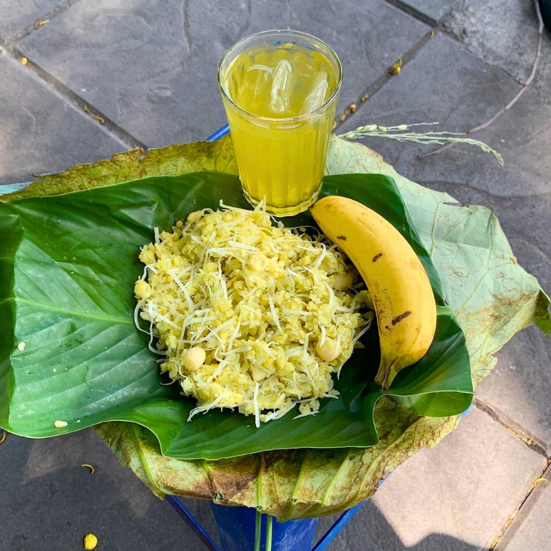 Com Vong (Riz gluant vert): Bénédiction automnale de Hanoï