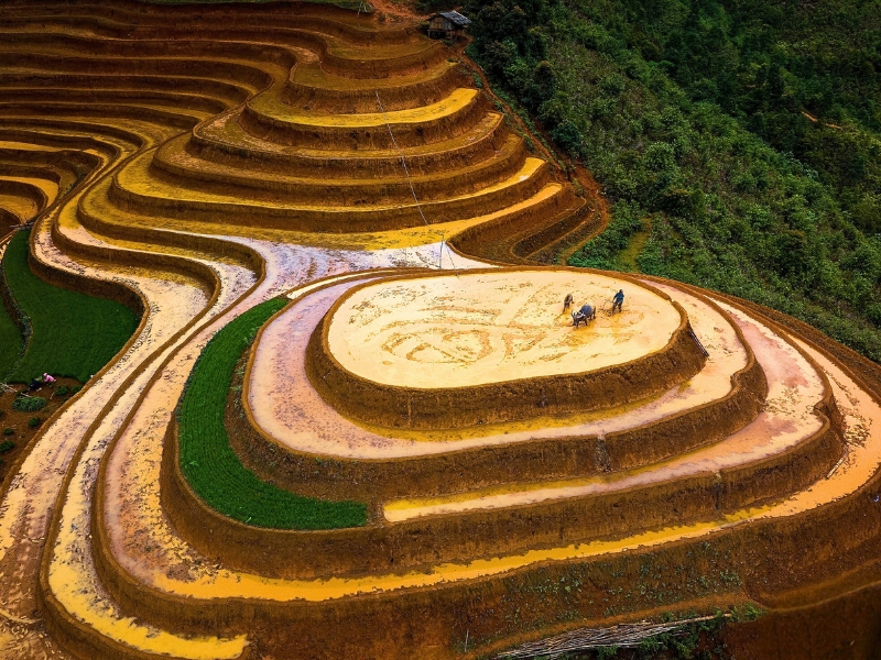 Mu Cang Chai dans la saison des eaux