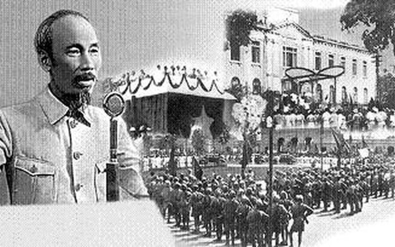 Moment historique à Hanoi : Hồ Chí Minh lit la Déclaration d’indépendance, symbole de la renaissance du peuple vietnamien après des siècles de domination