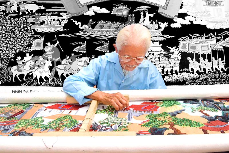 La broderie vietnamienne