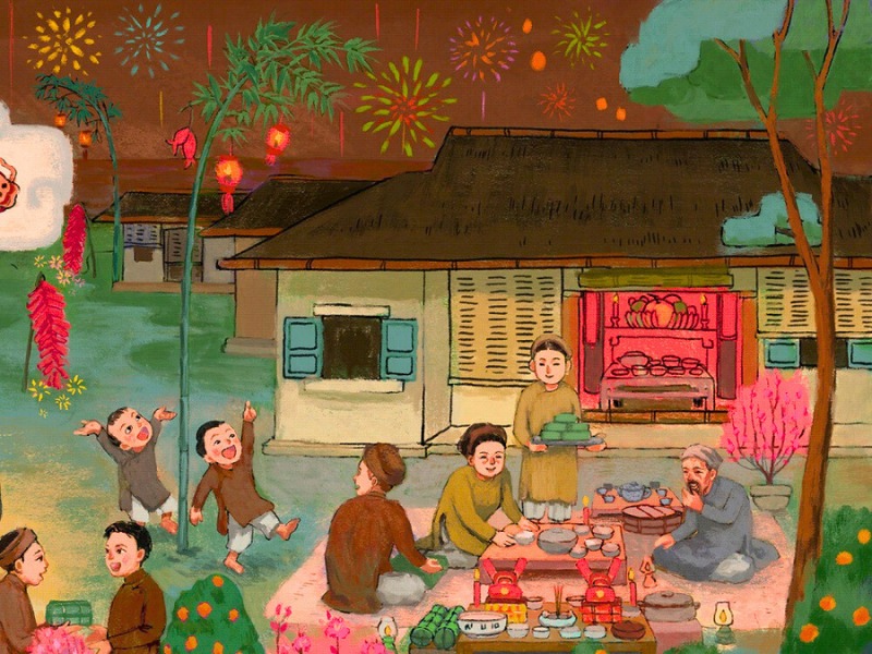 Fête du Têt au Vietnam (Fête du Nouvel An)